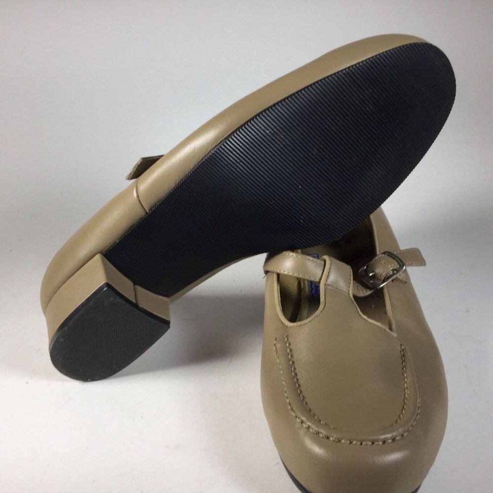 Dr Scholls Shoes Leather Pumps Comfort Size 8.5 W Double Air Pillo Olive Flats - Picture 10 of 11